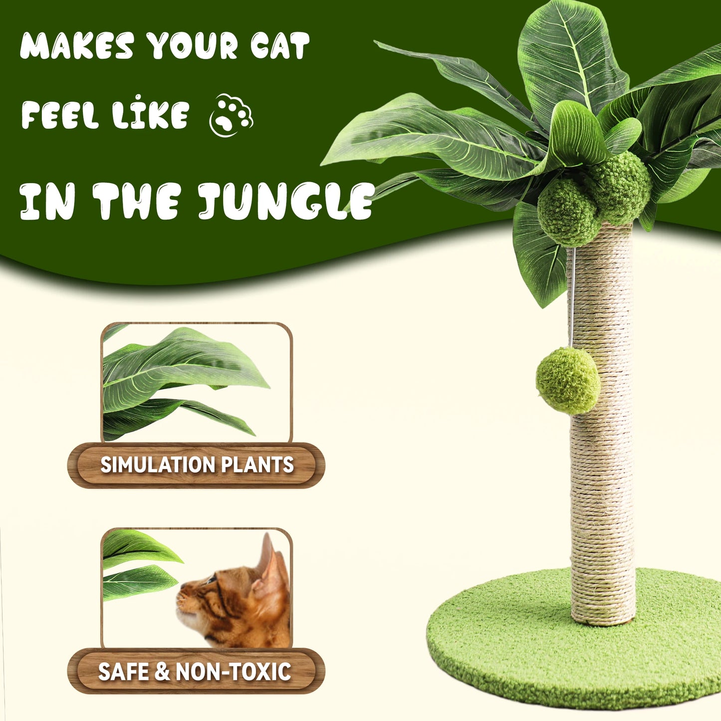 Leafy Cat Post